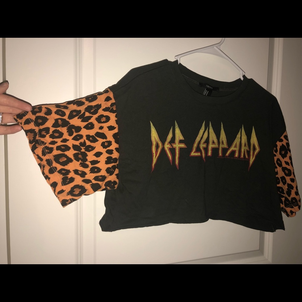 Def Leppard Crop top